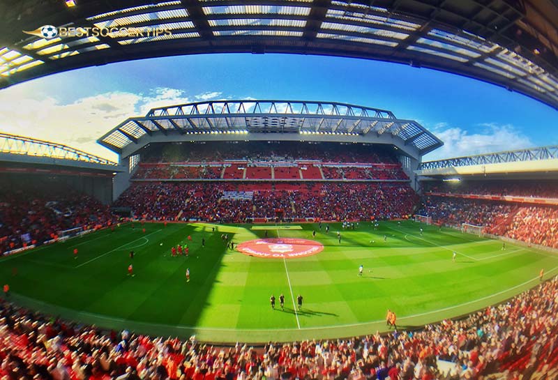 Anfield - Biggest football stadium in Premier League