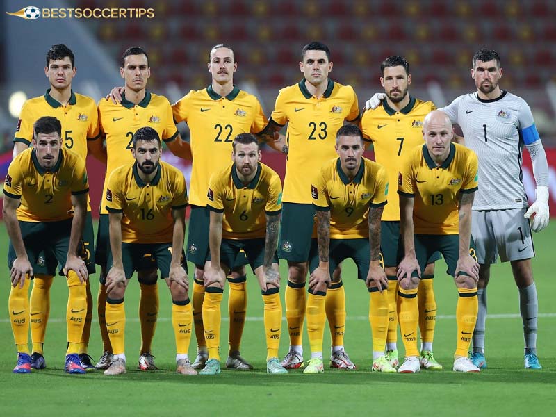 Football match with the most goals: Australia 31-0 American Samoa 