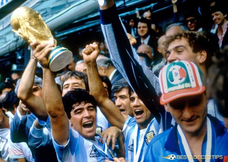 how many world cups did maradona get