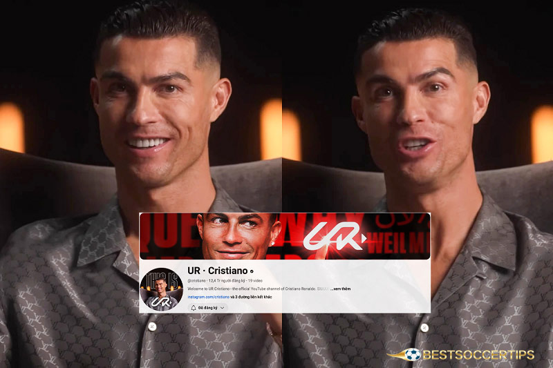 When did Cristiano Ronaldo make his youtube channel​?