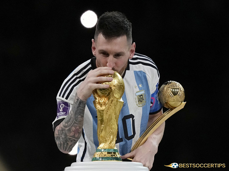 When did Messi win the World Cup?