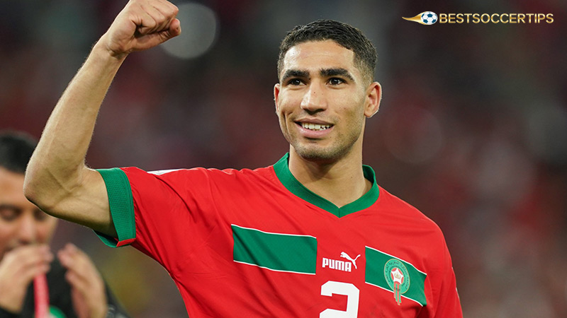 Achraf Hakimi - Fastest player at the euros 2024