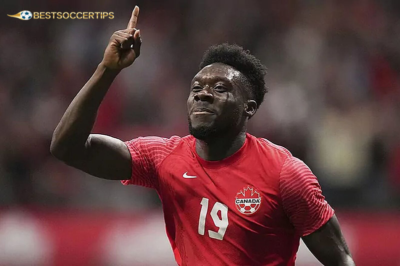 Alphonso Davies - Fastest player at the Euros