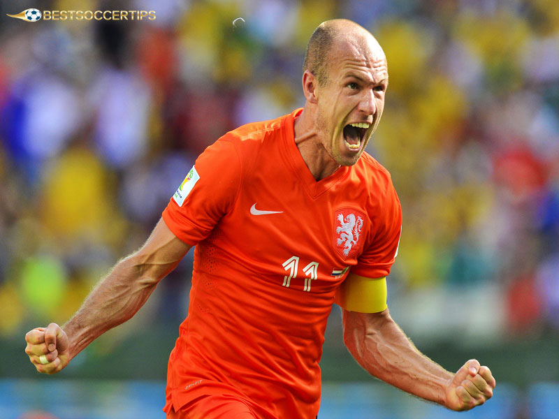 Arjen Robben - Famous bald soccer players