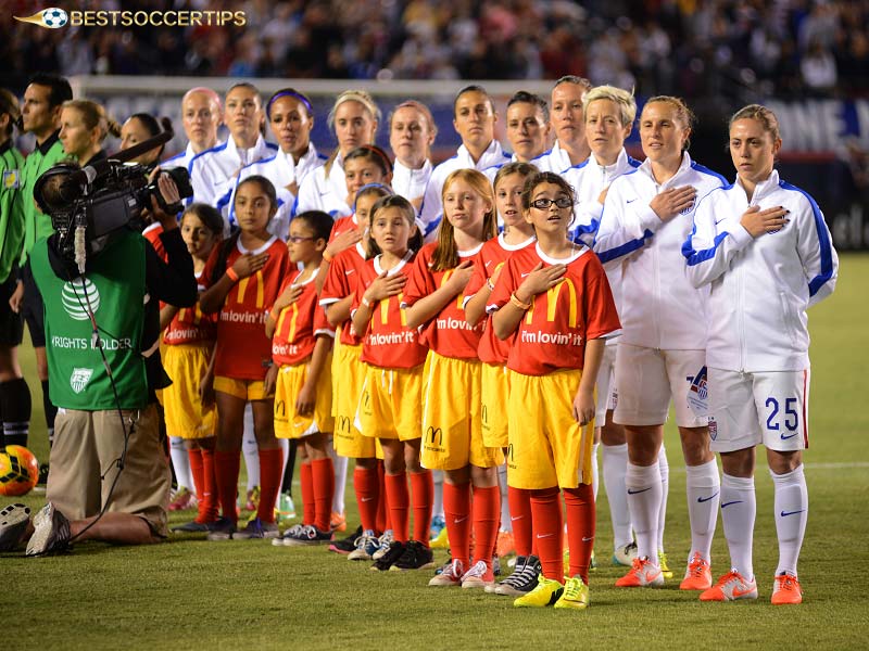 Why do kids walk out with soccer players?