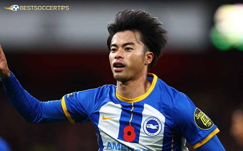 Worst defenders in the Premier League​ - Kaoru Mitoma 