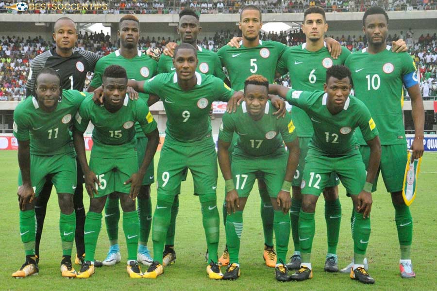 Which country has the most soccer players - Nigeria