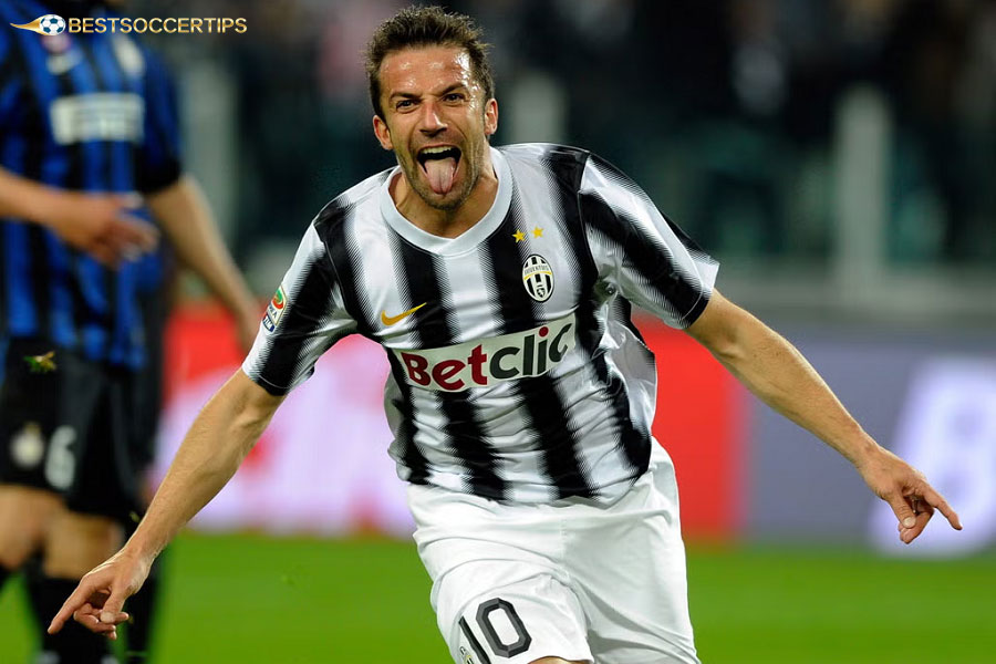 Alessandro Del Piero - Italian football league top scorers