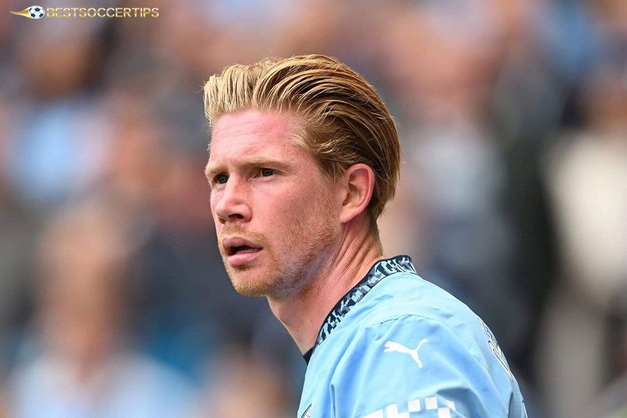 Kevin De Bruyne - Top assist in the EPL