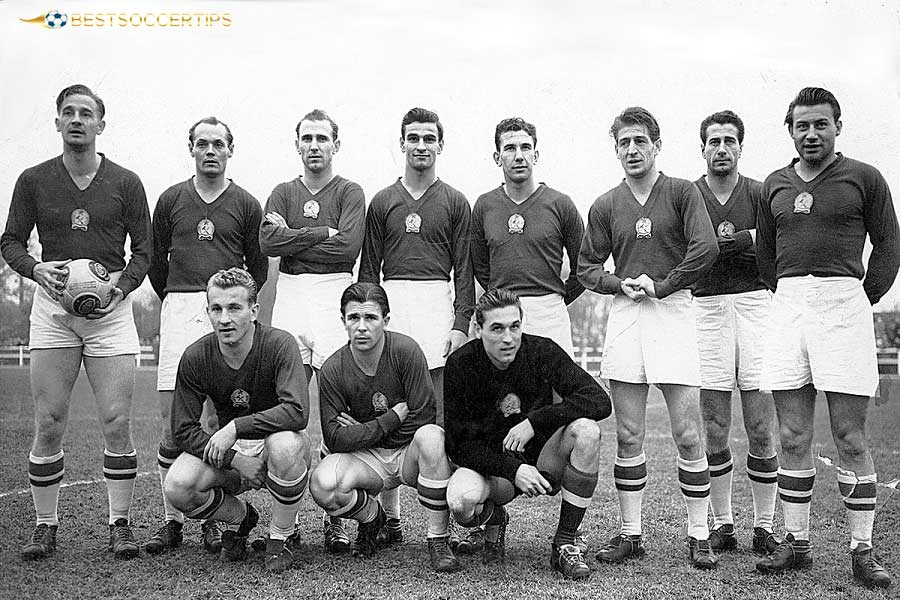 Hungary (1953 - 1958) - Best football squads of all time