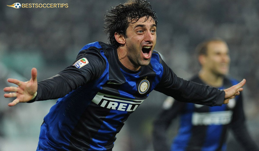 Diego Milito – Sharp striker, scored many goals to help Genoa get promoted and stay in the league