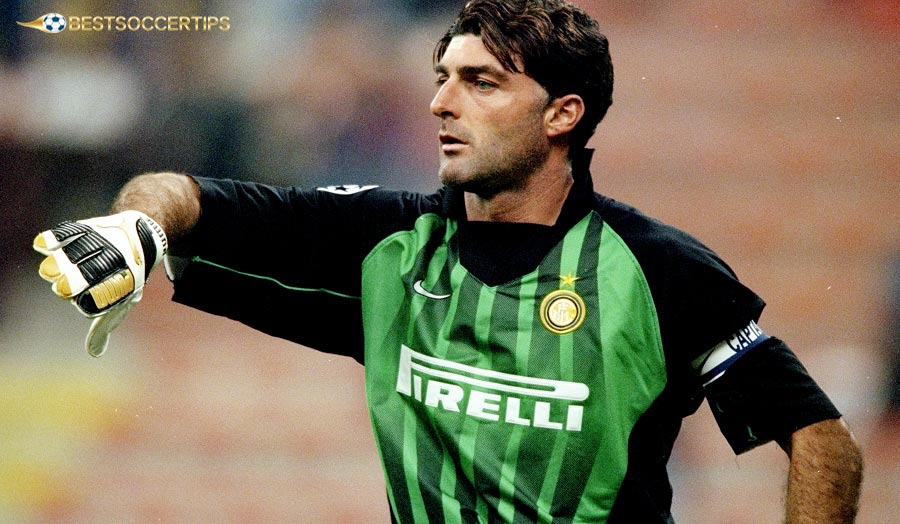 Gianluca Pagliuca - Experienced goalkeeper, protecting Bologna's goal in the late 90s and early 2000s