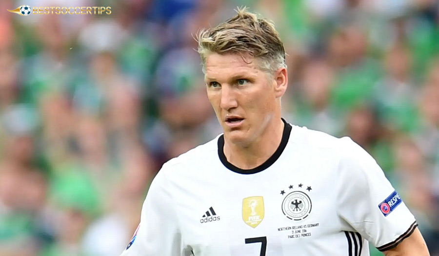 Bastian Schweinsteiger is a brave and never-surrendering midfield warrior