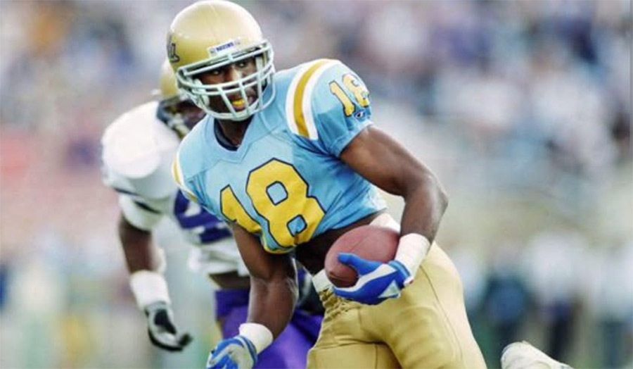 J.J. Stokes UCLA wide receiver, consensus All-American and record-setter
