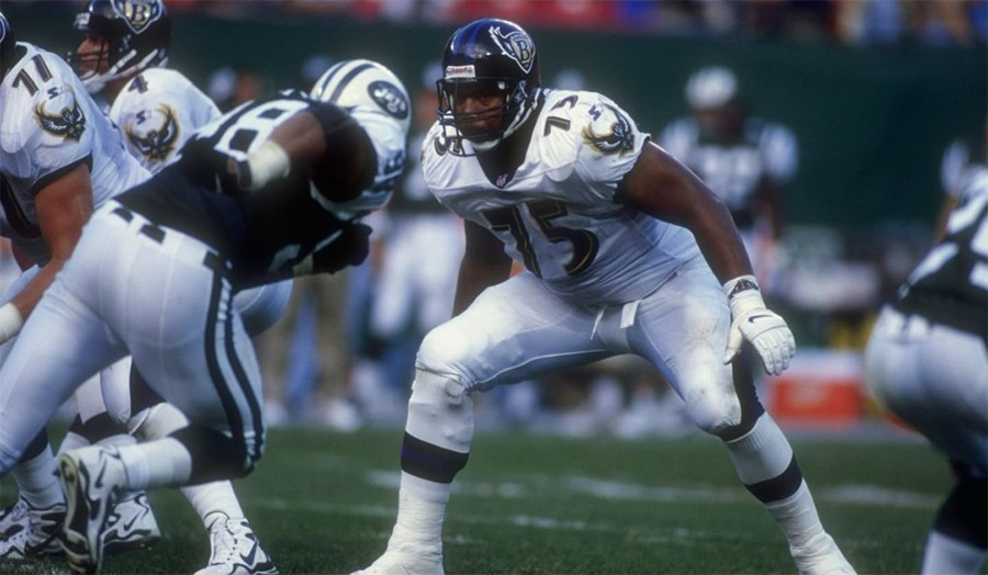 Jonathan Ogden UCLA lineman, Outland Trophy winner and NFL Hall of Famer