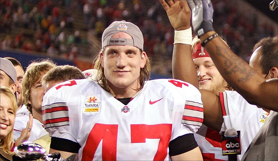 A.J. Hawk, one of the best Ohio State football players and defensive leaders