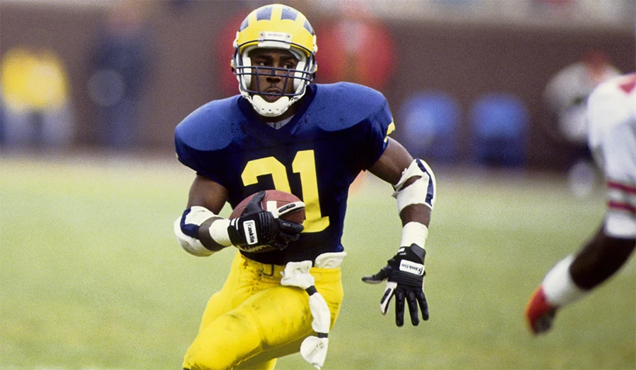 Desmond Howard Michigan football Heisman Trophy winner