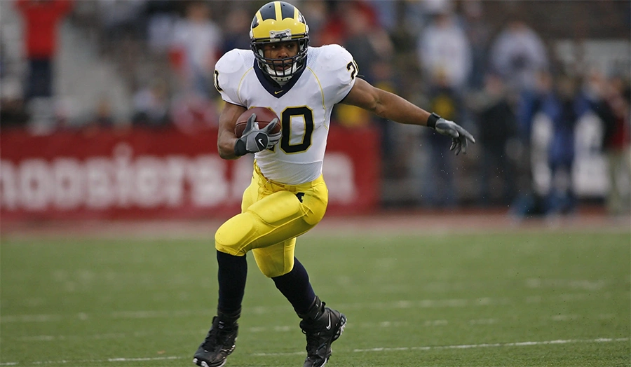 Mike Hart Michigan football running back record holder