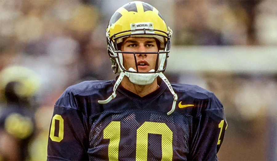 Tom Brady Michigan football quarterback before NFL career