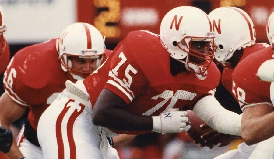 Will Shields blocking with power at Nebraska